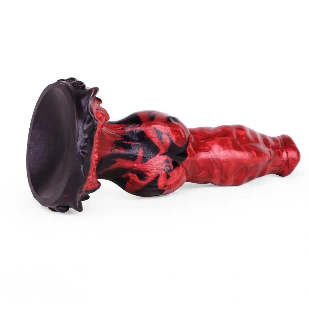 8.46in Knotted Silicone Big Animal Monster Odd Dildo Orgasm Device