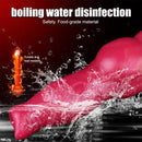 8.46in Knotted Silicone Soft Big Dog Ejaculating Dildo Penis Sex Toy For Women