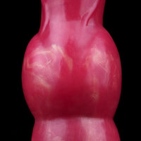 8.46in Knotted Silicone Soft Big Dog Ejaculating Dildo Penis Sex Toy For Women