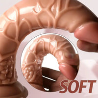 8.46in Large Penis Fantasty Realistic PVC Dildo For Adult Sex Toy