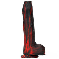 8.46in Large Uncut Silicone Soft Mixed Color Dildo For Women Sex orgasm