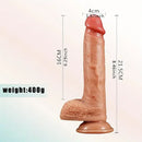 8.46in Lifelike Big G-Spot Stimulation Dildo With Suction Cup For Hands-Free
