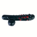 8.46in Liquid Silicone Soft Fantasy Spiked Handle Dildo Private Masturbator