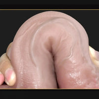 8.46in Liquid Silicone Soft Super Realistic Dildo Stimulate Vagina Sex Toy