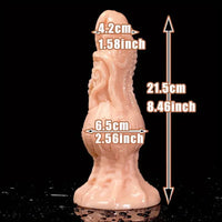 8.46in Monster Fantasy Big Dildo Sex Toy For Increased Stimulation
