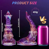 8.46in Monster Tentacle Silicone Soft Dildo Perfect For Beginners Cock