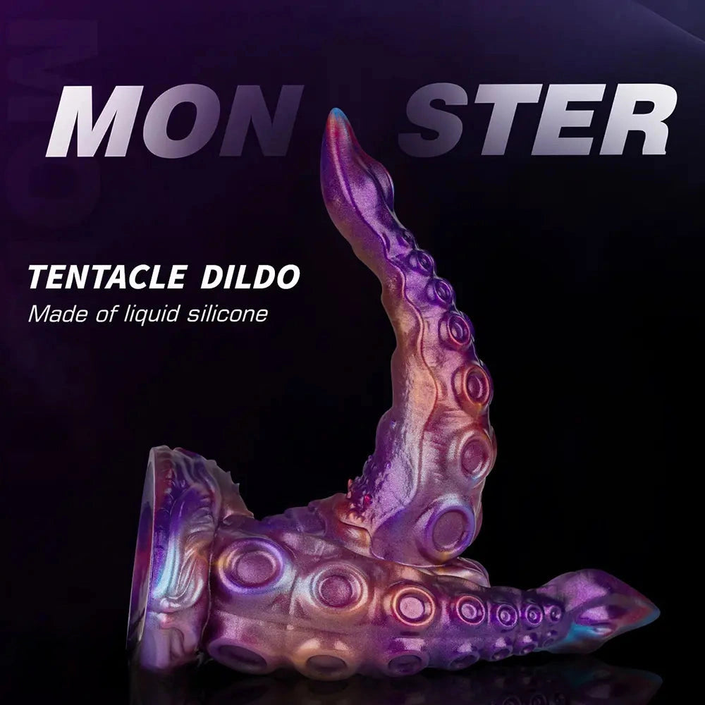8.46in Monster Tentacle Silicone Soft Dildo Perfect For Beginners Cock