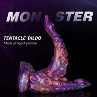 8.46in Monster Tentacle Silicone Soft Dildo Perfect For Beginners Cock