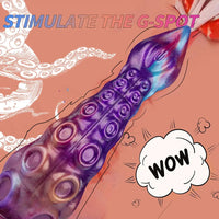 8.46in Monster Tentacle Silicone Soft Dildo Perfect For Beginners Cock