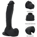 8.46in Premium Silicone Soft Mixed Color Dildo For Anal Sex Masturbation