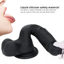 8.46in Premium Silicone Soft Mixed Color Dildo For Anal Sex Masturbation
