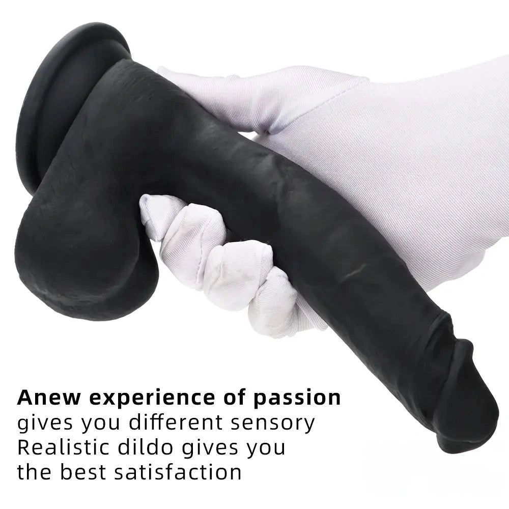 8.46in Premium Silicone Soft Mixed Color Dildo For Anal Sex Masturbation