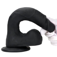 8.46in Premium Silicone Soft Mixed Color Dildo For Anal Sex Masturbation