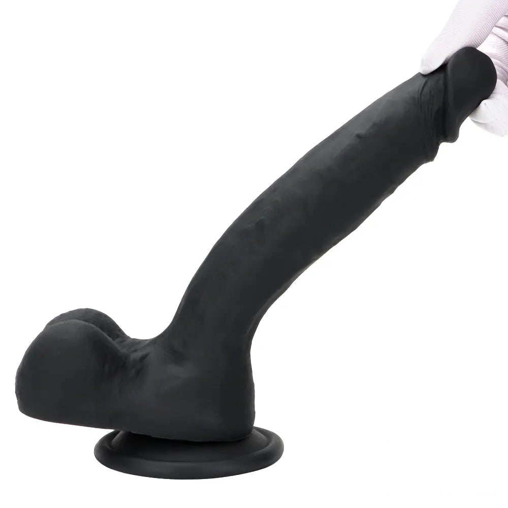 8.46in Premium Silicone Soft Mixed Color Dildo For Anal Sex Masturbation