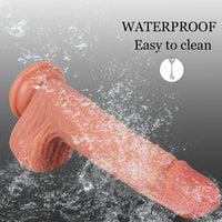8.46in Real Penis Sex Toy Soft Dildo For G spot Stimulation