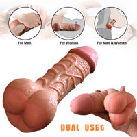 8.46in Realistic Anal Pocket Pussy Dildo Sex Toy For Adults