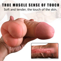 8.46in Realistic Anal Pocket Pussy Dildo Sex Toy For Adults