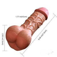 8.46in Realistic Anal Pocket Pussy Dildo Sex Toy For Adults