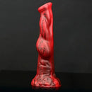 8.46in Realistic Animal Fantasy Monster Dog Knot Dildo Masturbator