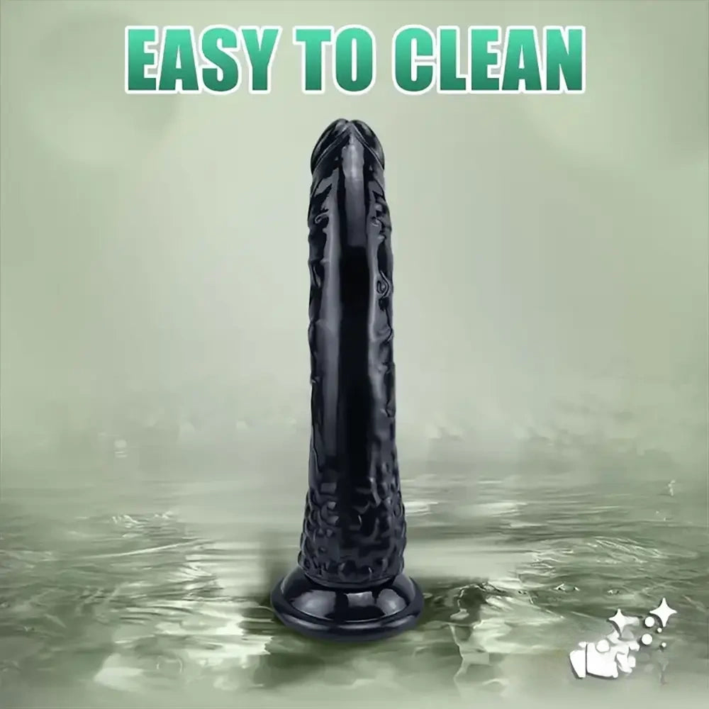 8.46in Realistic Big Black Lifelike Dildo For Men Ultimate Pleasure