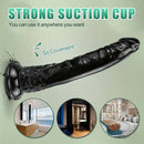 8.46in Realistic Big Black Lifelike Dildo For Men Ultimate Pleasure
