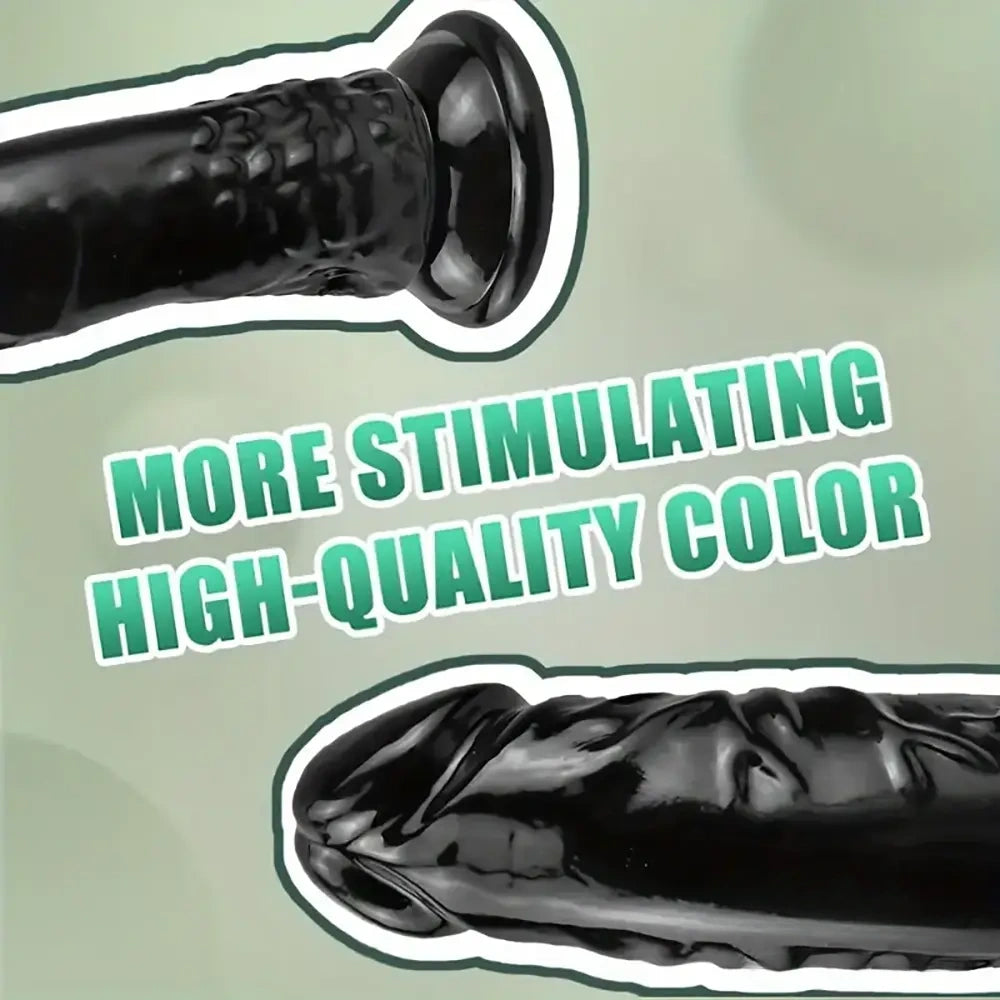 8.46in Realistic Big Black Lifelike Dildo For Men Ultimate Pleasure