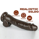 8.46in Realistic Big Dildo Skin Feeling Sex Toy For Women Men Couples