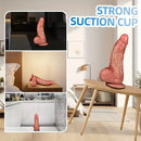 8.46in Realistic Big Soft Silicone Dildo For Women Couples Orgasm Sex Toy