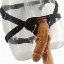 8.46in Realistic Large Silicone Soft Anal Double Layer Dildo For Adults