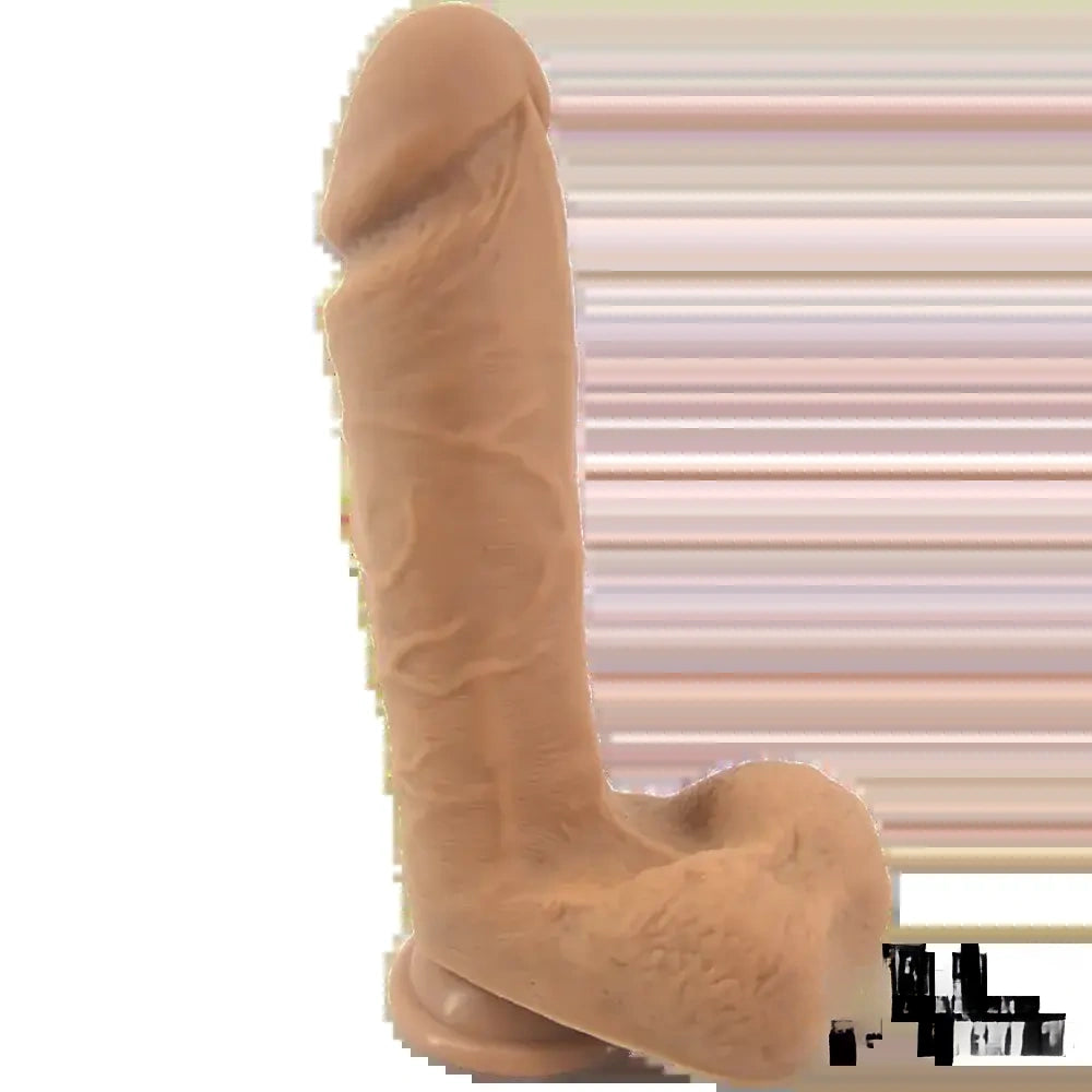 8.46in Realistic Large Silicone Soft Anal Double Layer Dildo For Adults