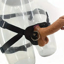 8.46in Realistic Large Silicone Soft Anal Double Layer Dildo For Adults