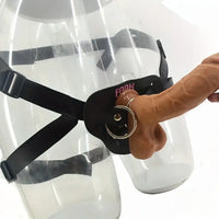 8.46in Realistic Large Silicone Soft Anal Double Layer Dildo For Adults