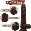 8.46in Realistic Silicone Soft Big Dildo With Suction Cup Masturbator