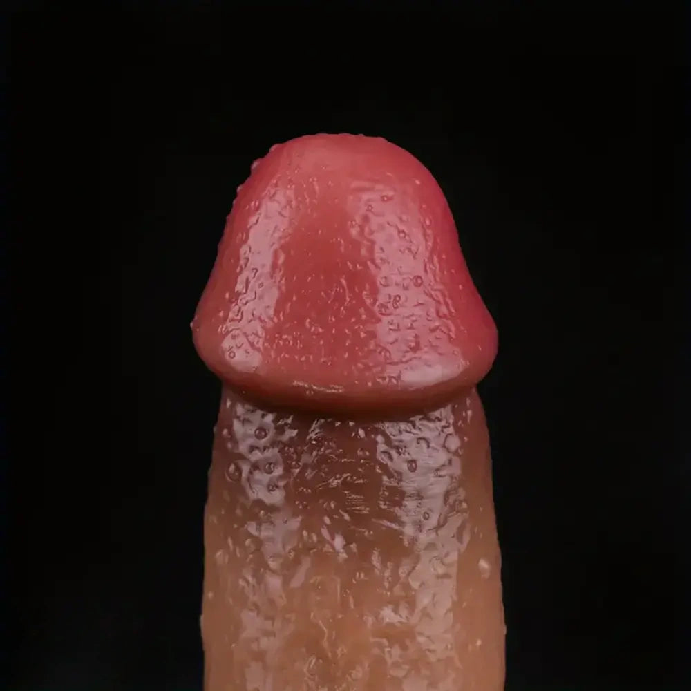 8.46in Realistic Soft Big Silicone Dildo Men Real Penis Masturbator