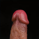 8.46in Realistic Soft Big Silicone Dildo Men Real Penis Masturbator