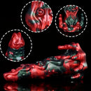 8.46in Red Devils Fantasy Big Monster Silicone Soft Dildo Love Toy