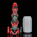 8.46in Red Devils Fantasy Big Monster Silicone Soft Dildo Love Toy