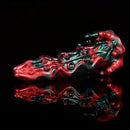 8.46in Red Devils Fantasy Big Monster Silicone Soft Dildo Love Toy