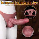 8.46in Silicone Big Strapon Hollow Dildo With Glans Penis Sex Toy