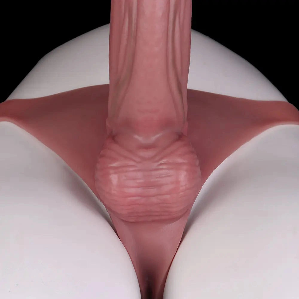 8.46in Silicone Big Strapon Hollow Dildo With Glans Penis Sex Toy