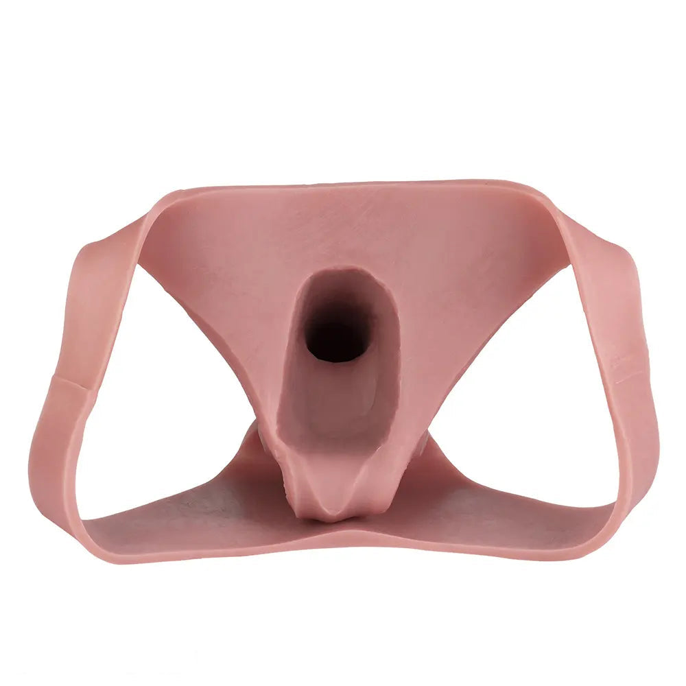 8.46in Silicone Big Strapon Hollow Dildo With Glans Penis Sex Toy