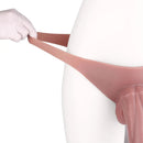 8.46in Silicone Big Strapon Hollow Dildo With Glans Penis Sex Toy