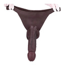 8.46in Silicone Soft Big Hollow Strap on Dildo Panty Manual Climax Bed Toy