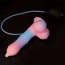 8.46in Silicone Spiked Luminous Water Spray Special-shaped Dildo