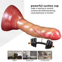 8.46in Soft Odd Fish Dual Density Dildo For Adult Men Women