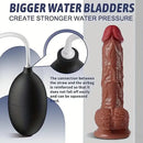 8.46in Soft Real Touch Feeling Large Squirting Dildo With Curved Shaft