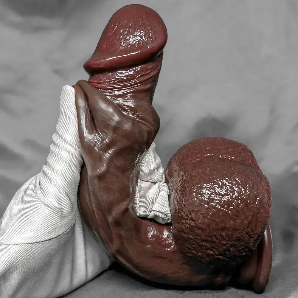 8.46in Squirting Sliding Skin Strap on Dildo Adult Sex Toy For Couples