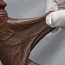 8.46in Squirting Sliding Skin Strap on Dildo Adult Sex Toy For Couples