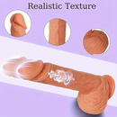 8.46in Thrusting Vibrating Rotation Heating Remote Control Real Dildo