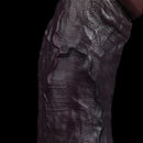 8.46in Uncut Realistic Texture Design Reusable Penis Cover Dildo Sleeve
